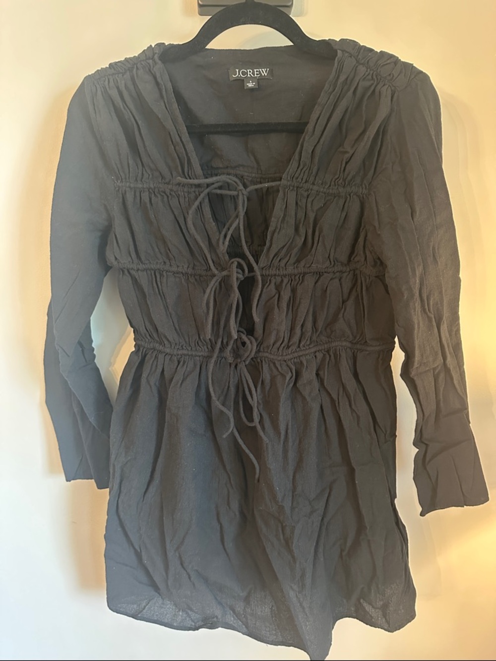J. Crew Tie-Front Cover Up Dress